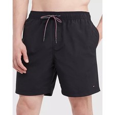 Tommy Hilfiger Essential Solid Swim Trunks Navy Size Large