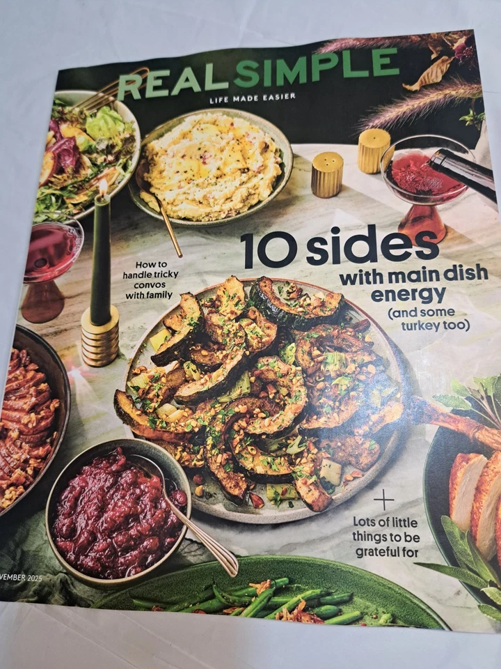 Real Simple MAGAZINE October November 2025 Issues Drew Barrymore Cover Lot Of 2 - Image 3 of 4