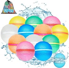Wasserbomben Wiederverwendbar,12PCS Magnetisc...