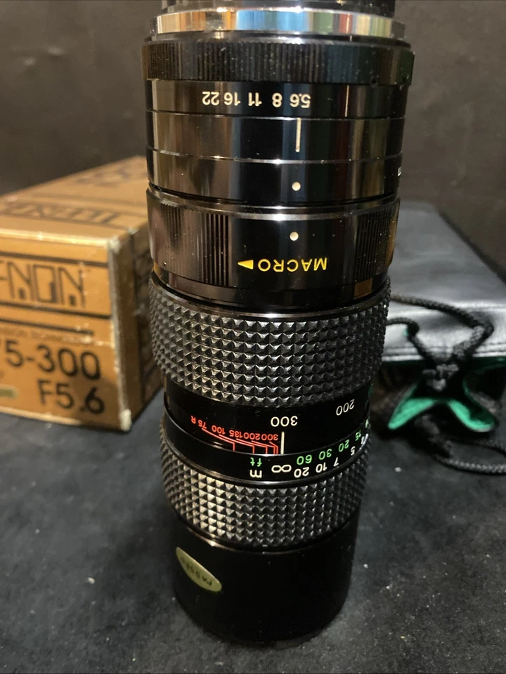 Tefnon  75-300 f5.6  Unused LensFrom Japan With Box And Case - Image 3 of 4