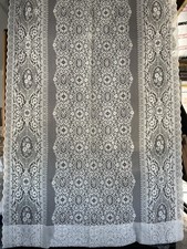 Tenda in pizzo francese C1900 design epoca facile cura campione 51”/78”