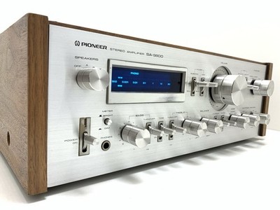 PIONEER SA 9800 + Wood Box Stereo Amplifier 100+100 W RMS Vintage