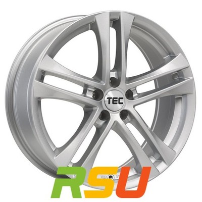 TEC Speedwheels AS4 brillant-silber 7.5x17'' ET45 LK5 114.3 ML 72.5 Alufelgen ...