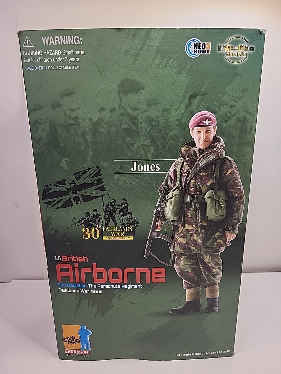 ドラゴンモデルズ　1/6フォークランド紛争イギリス軍フィギュア 1/6 Dragon Models Falklands War 1982 British Airborne Jones Figure