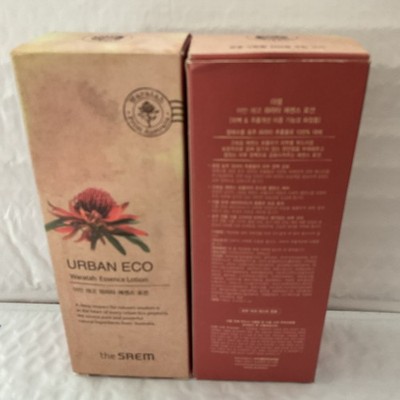 2x THE SAEM URBAN ECO WARATAH ESSENCE LOTION 4.73 OZ