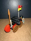 Vintage LEGO Castle 1971 Black Knight's Battering Ram Complete No Box No Manual