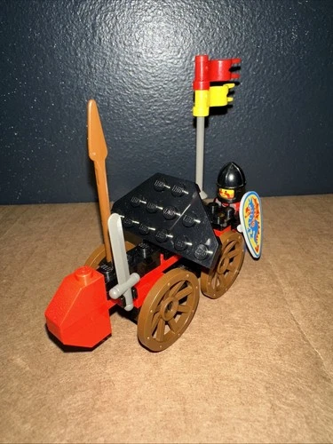 Vintage LEGO Castle 1971 Black Knight's Battering Ram Complete No Box No Manual