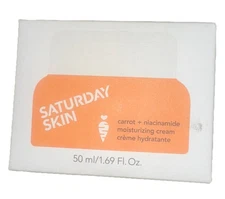 Saturday Skin Carrot+niacinamide Moisturizing Cream 1.69oz New
