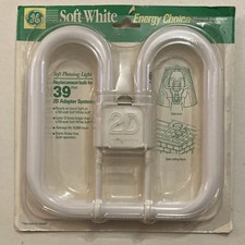 GE 2D Fluorescent Bulb 39W Soft White 2700K 4 Pin Energy Saving