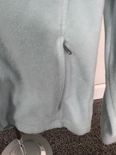 Columbia Youth Girls Fleece Full Zip Jacket Size Large 14/16 Light Blue