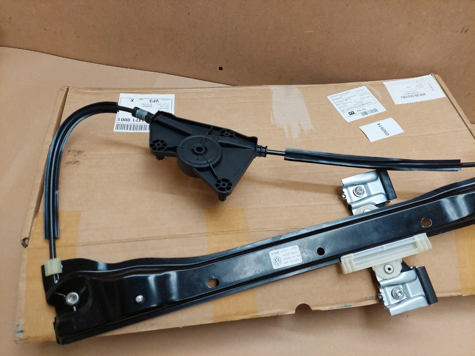 VW UP Front Right Door Window Regulator 1S3837462A Seat Skoda 2012-on Genuine - Image 3 of 4