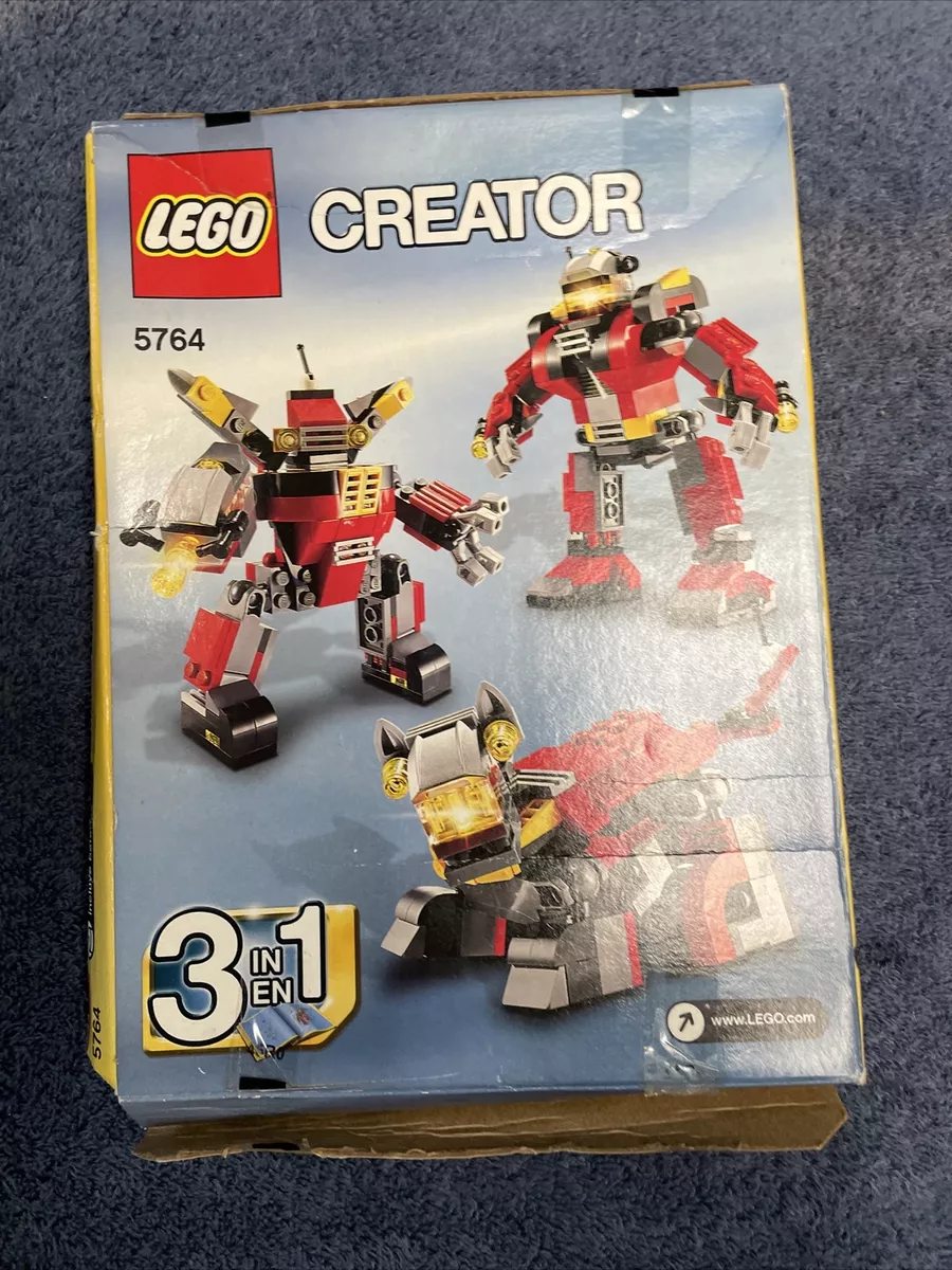 LEGO Creator 3 In 1 5764 Rescue Robot Open Box Sealed Bags New eBay