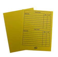 Write-On Yellow Referee Cards