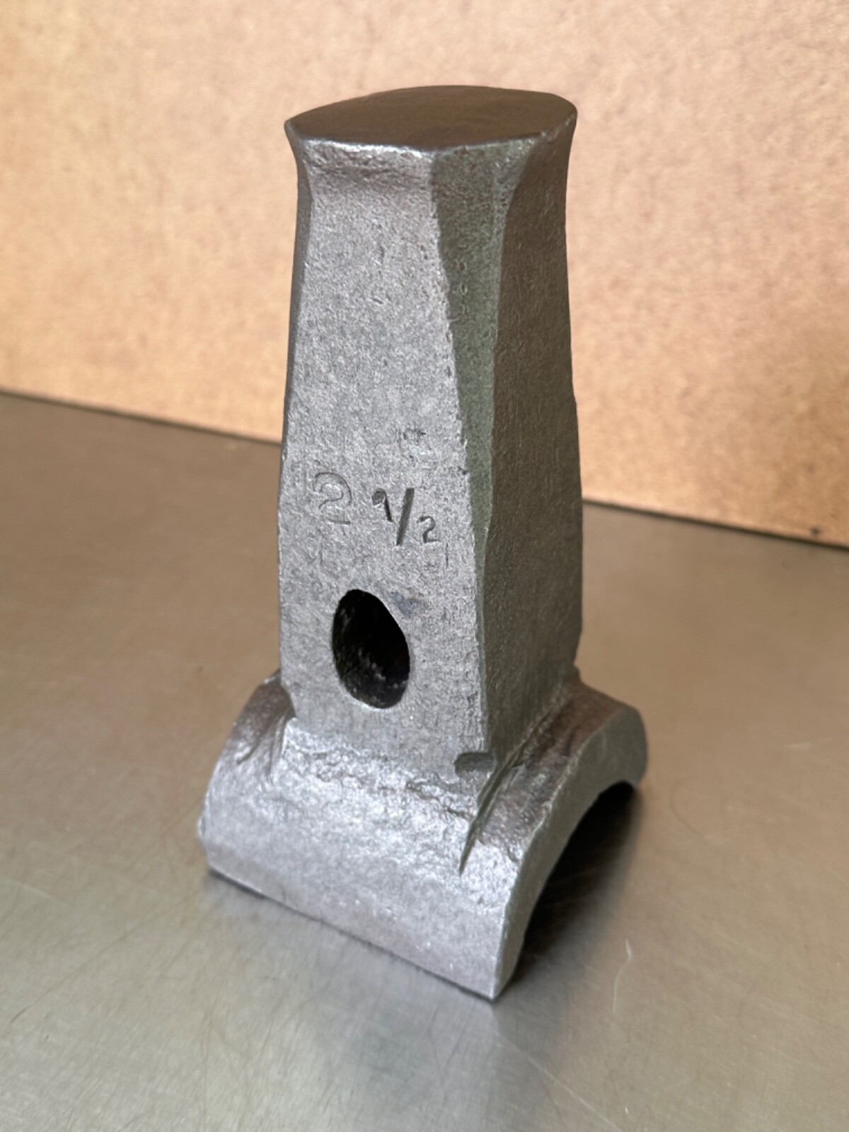 Large Vtg. Plumb 21/2" Top Swage Hammer Blacksmith Anvil Hardy