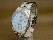 TISSOT Gentleman Powermatic 80 Silicium Ice Blue Dial Automatic Box & Warranty 2