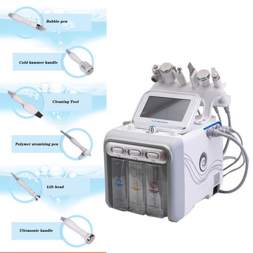 6 in 1 Hydrogen Oxygen Water Hydro Dermabrasion Cleansing Facial Care Machine - Picture 15 of 17
