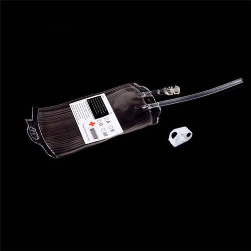 5X 450ML Reusable Blood Energy Drink Bag Halloween Vampire Props Decoration D S~ - Picture 5 of 7