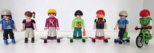Playmobil Skate Park 4414 4415 4417 - 7 People Figures, Ramps, Accessories - Picture 11 of 11