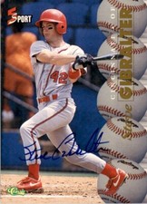 1995 Classic 5 Sport Autograph Steve Gibralter Rookie Cincinnati Reds