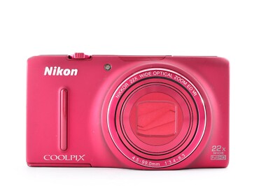3527 Nikon COOLPIX S9500 レッド【デジカメ】 Nikon COOLPIX S9500 18.1MP Digital Camera 22 x Optical Zoom