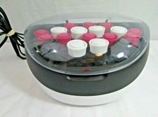 Remington H-5600 Hot Rollers Velvet Flocked Ionic Wax Core Hair Curlers NO Clips