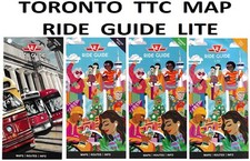 TTC 🚌🚇 Guide Lite Map 2023 2024 Toronto Subway Bus Streetcar Public Transit