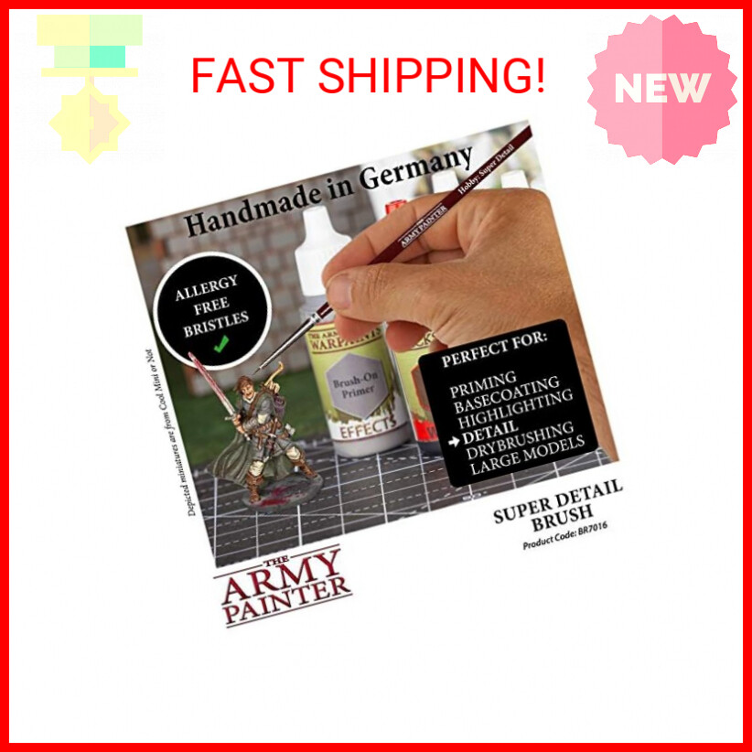 The Army Painter Hobby Pinsel 'Super Detail' – Für Präzises Malen Von Miniaturen & Modellen
