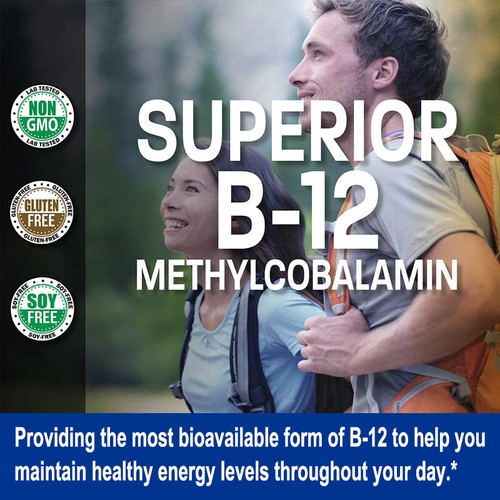 Metil B-12 5000 MCG Disolución Rápida - Apoyo Cerebro y Sistema Nervioso - Imagen 7 de 14