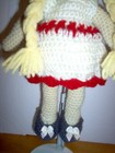 Hand crochet doll with 4 outfits, braids  #25     a — photo 10
