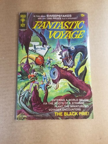 Cómic Fantastic Voyage Gold Key Edad de Plata #2 1969 - Imagen 7 de 7