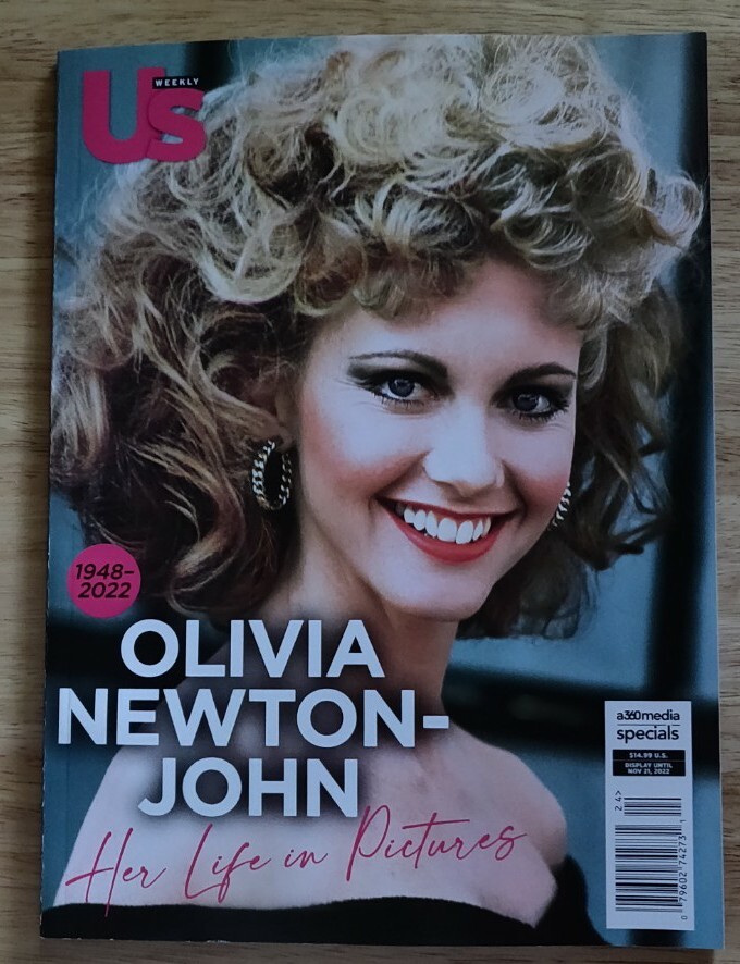 OLIVIA NEWTON-JOHN US WEEKLY Magazine, GREASE, John Travolta 95+