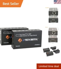 Long-Distance HDMI Extender 1080P Over Cat5e/Cat6 - EDID Copy, Zero Latency