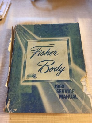 1969 FISHER BODY SERVICE MANUAL GM CHEVY CHEVROLET 69 | eBay