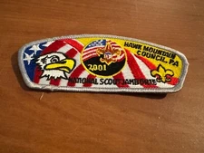 BSA, Hawk Mountain Council 2001 National Jamboree Shoulder Patch (JSP)