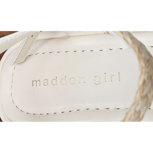 Madden Girl Vaul Natural Women's Wedge Sandals Size 9.5 - Picture 7 of 9