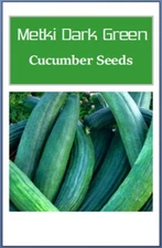 Metki Dark Green Cucumber Seeds | Fresh NON-GMO Cucumber Seeds Heirloom Seeds
