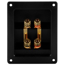 Bi-Amp Speaker Terminal Gold Binding Post