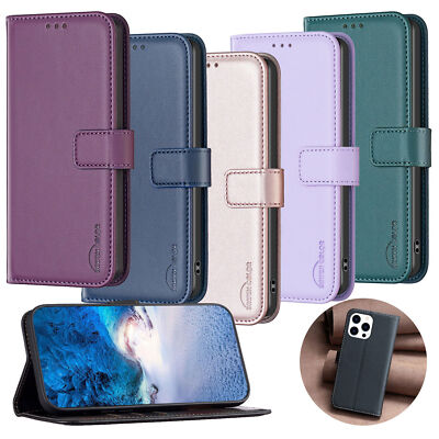 Flip Magnetic Wallet Phone Case For iPhone 15 16 14 13 12 11 TCL 50 SE 305 405