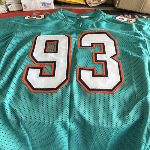 🏈UNSIGNED CUSTOM Sewn Stitched Ndamukong Suh Teal Jersey - XL 🔥 - Picture 9 of 9