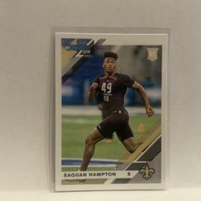 #288 Saquan Hampton Rookie New Orleans Saints 2019 Donruss Football Card HR