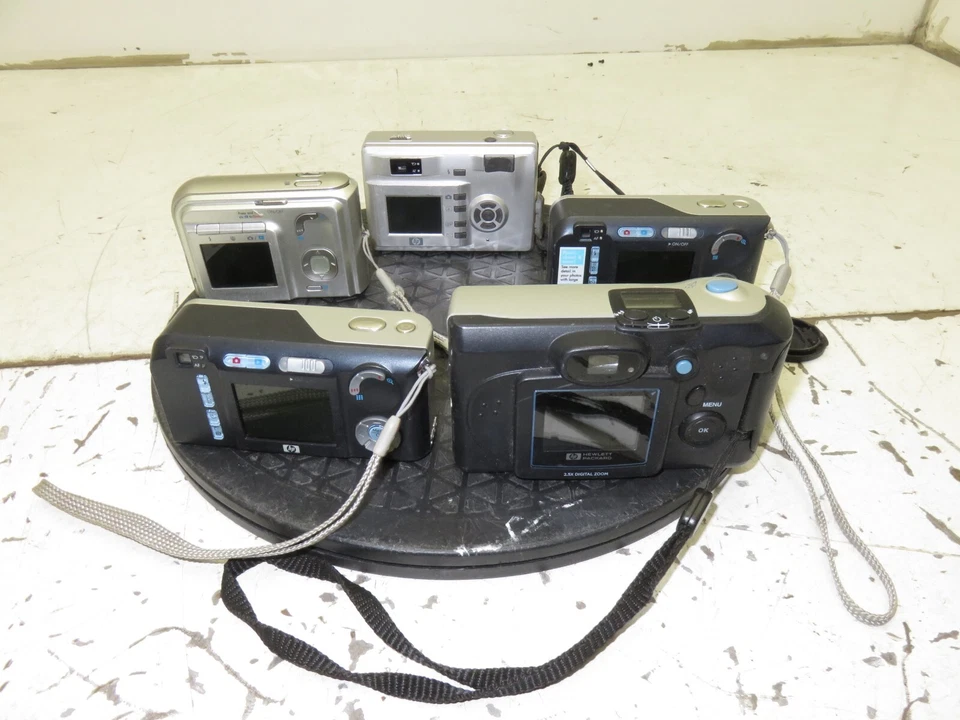 Lote de 5 cámaras HP - sin probar tal cual Foto 2 de 2