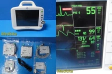 GE Dash 3000 Series Patient Monitor (SpO2 Masimo CO/T EKG NBP), NEW Leads~34499