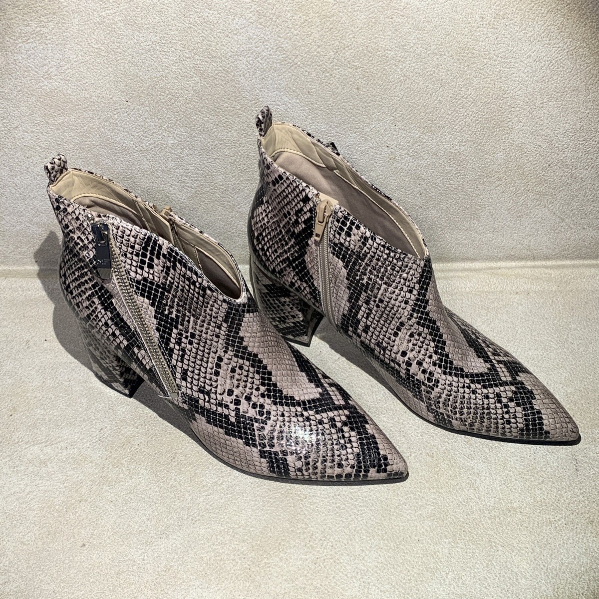 Marc Fisher Retta Bootie Marc Fisher LTD Women's Snake Print