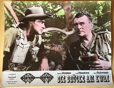 DIE BRÜCKE AM KWAI David Lean  William Holden Jack Hawkins Aushangfoto #19