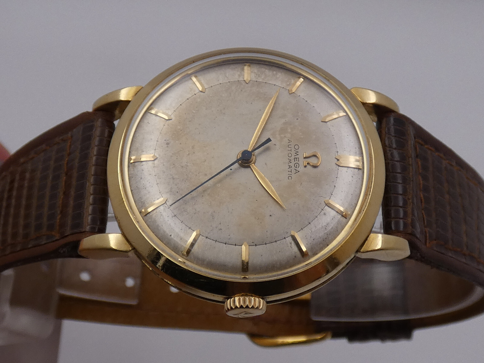 OMEGA BUMPER AUTOMATIC 18 KT SOLID GOLD YEAR 1944… - image 3