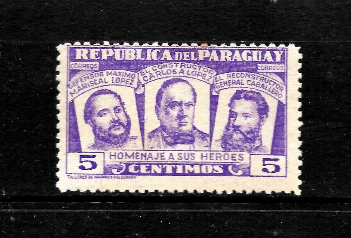 Paraguay 1954, 5c National Personalities, Mint Hinged Stamp | eBay
