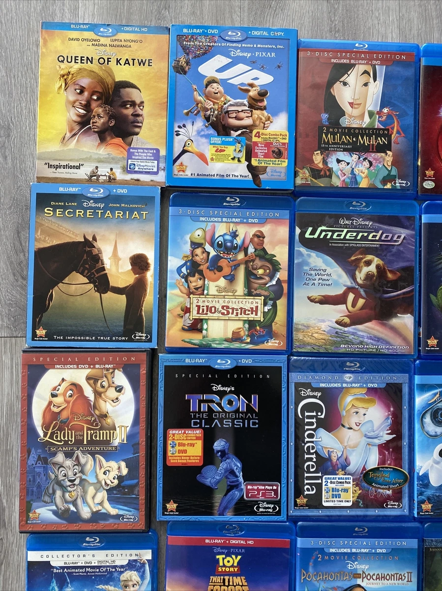 Lot Of 30 Disney Kids Blu-ray / DVD Movies - Collectible