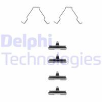 Delphi LX0267 ZubehöRsatz, Scheibenbremsbelag FüR Ford Usa Mazda