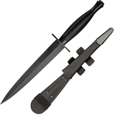 IXL Commando Dagger Fixed Knife 3.75'' Stainless Steel Blade Cast Metal Handle
