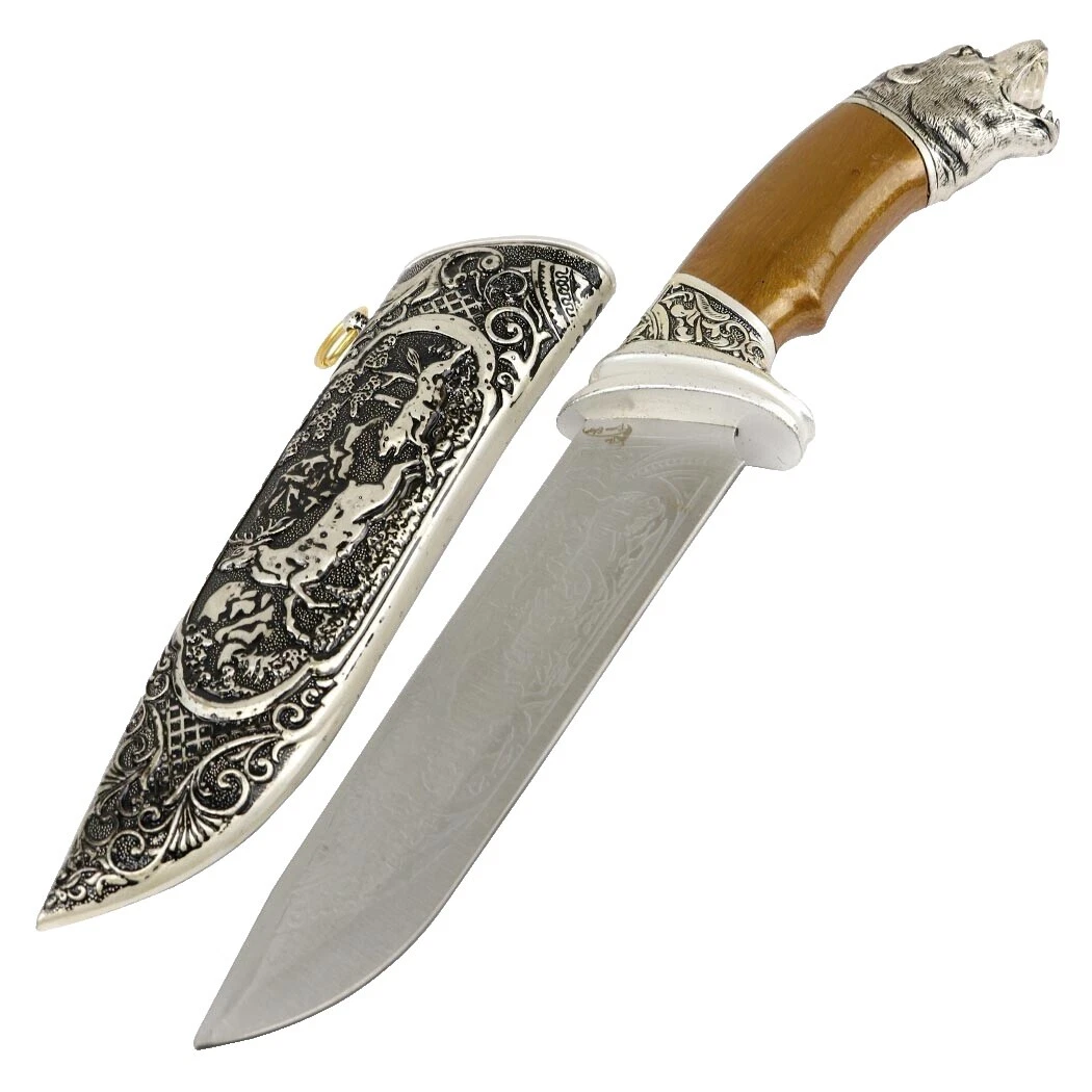 Stainless Steel Blade Brass Handle Collectible Daggers